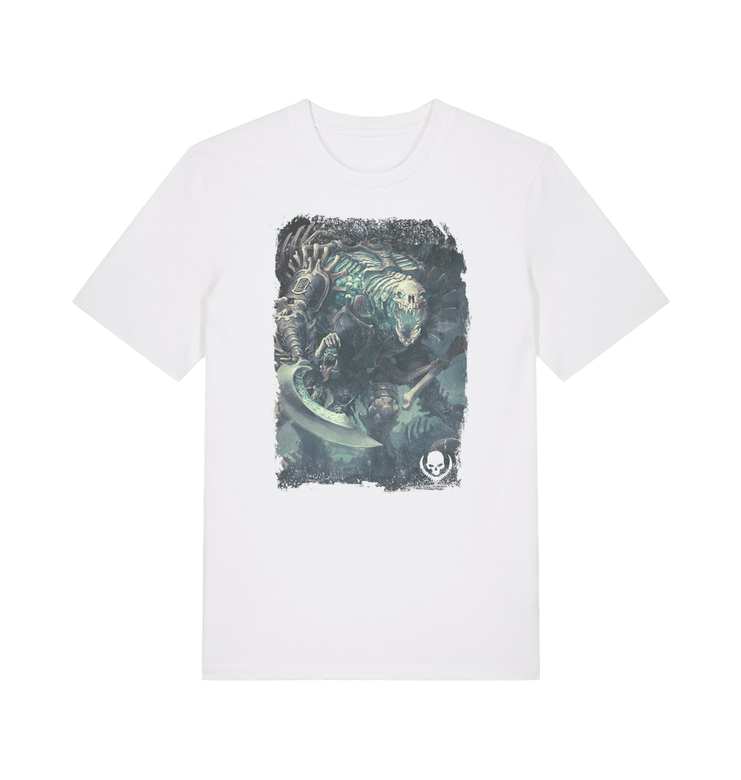 White Printed T-shirt Front